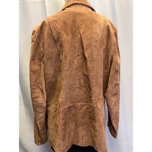 Hypo Active Women's Brown Leather Jacket Size XL SKU 5631 - Picture 3 of 8